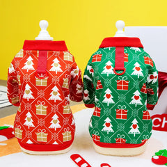 Warm Christmas Pet Clothes
