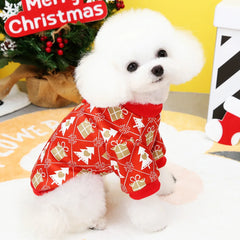 Warm Christmas Pet Clothes