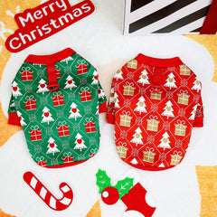 Warm Christmas Pet Clothes