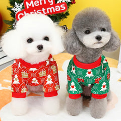 Warm Christmas Pet Clothes